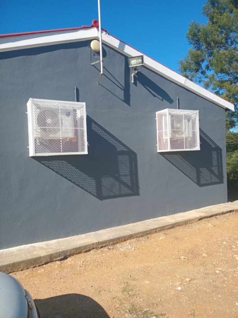 Sides of the building after paint makeover (1)